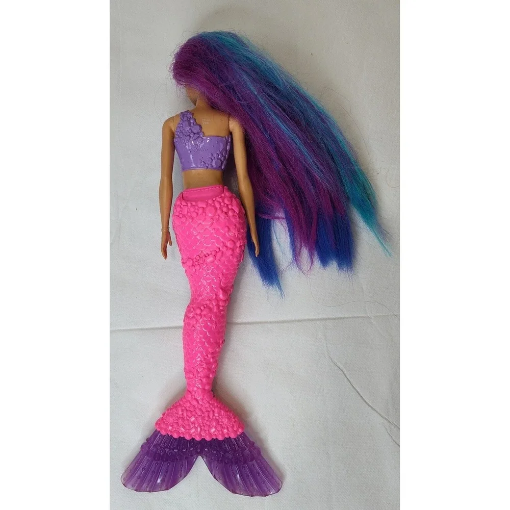 ☑️Barbie Dreamtopia Mermaids Lot Of 3 Colorful See Pictures Moves Limits Battery